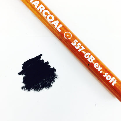 General's Charcoal Pencils - Individual - 6B by General's - K. A. Artist Shop