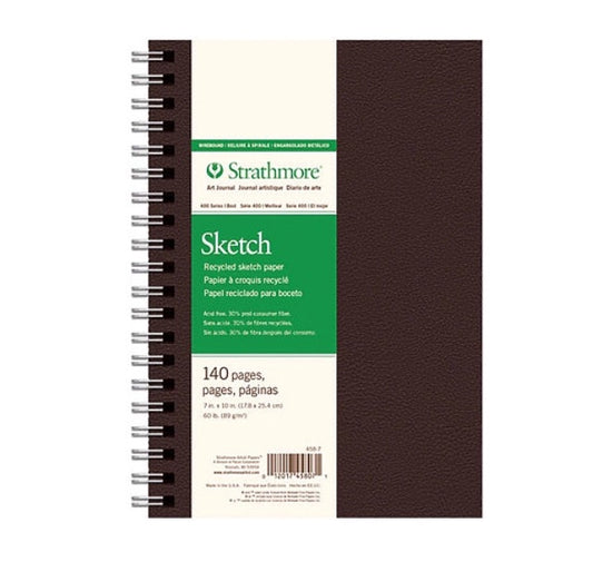 Strathmore 400 Series Spiral Bound Sketchbook - 9 x 12 inches - 9 x 12 inches by Strathmore - K. A. Artist Shop