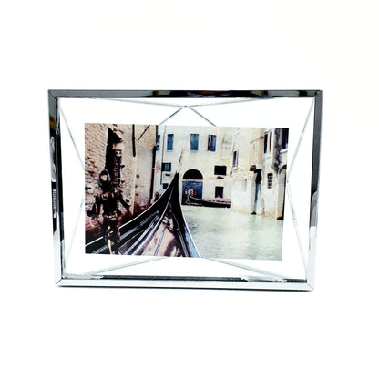 "Prisma" Picture Frames in Chrome by Umbra - 4 x 6 inches by Umbra - K. A. Artist Shop