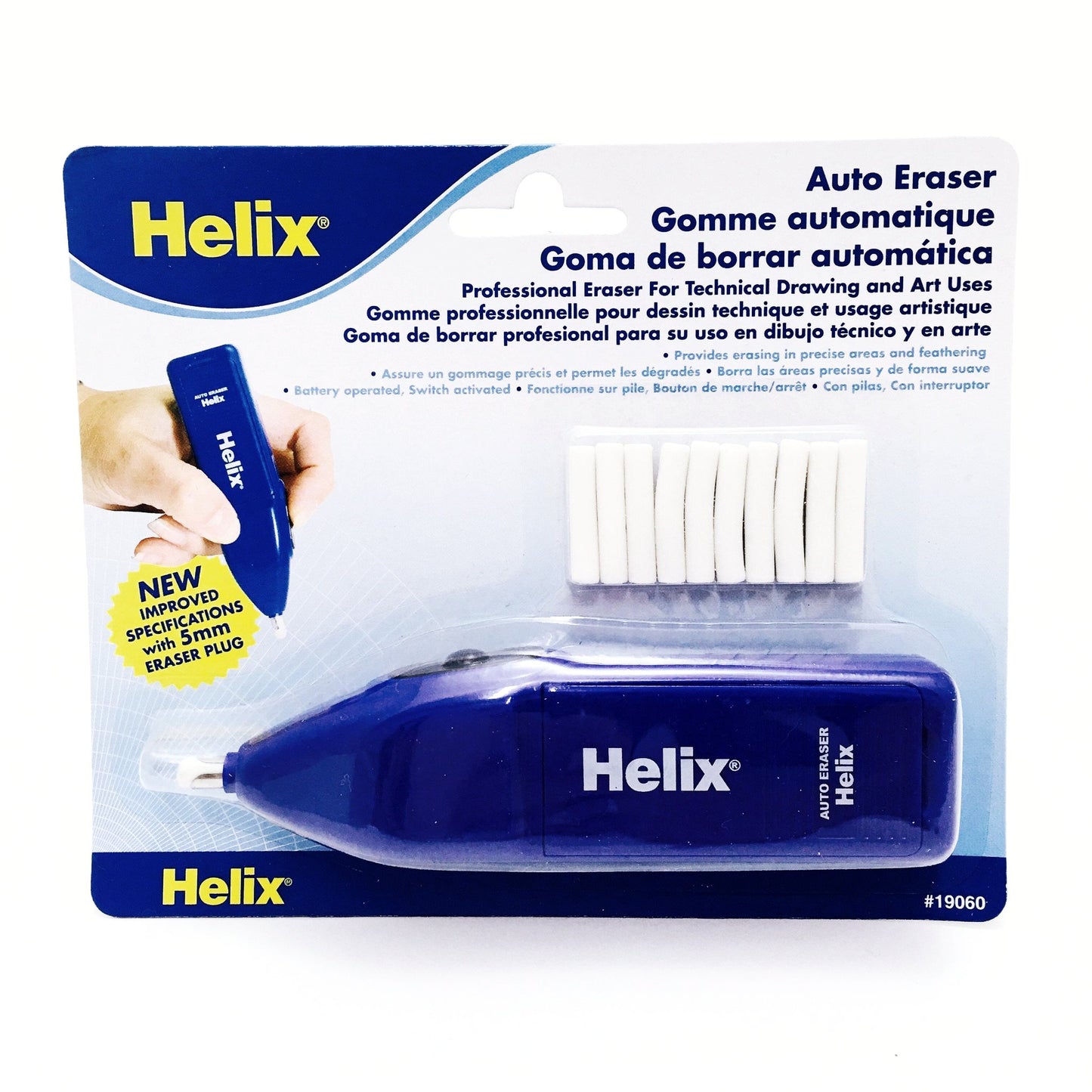 Helix Battery-Powered Auto Eraser - by Helix - K. A. Artist Shop