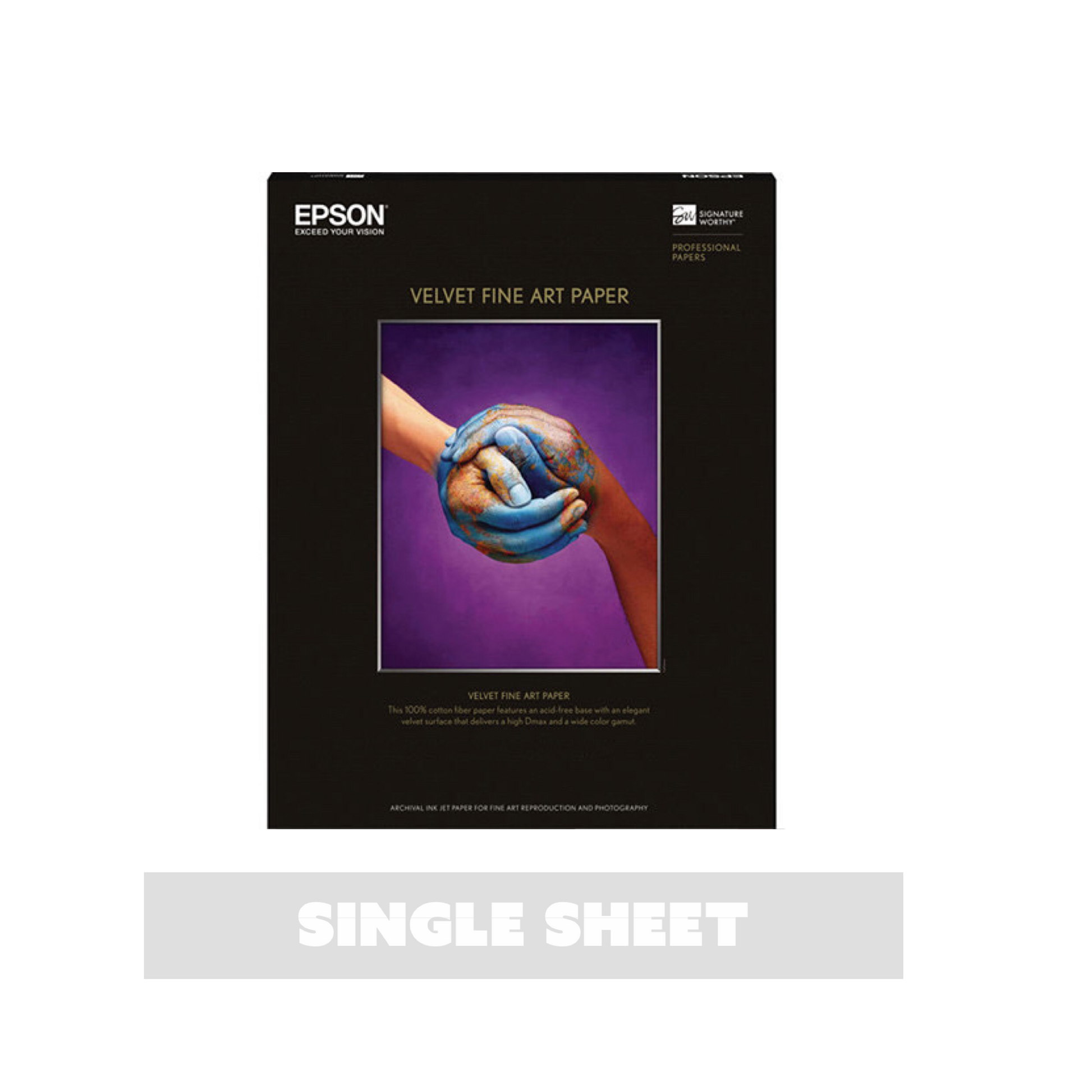 Epson Velvet Fine Art Printer Paper - Single Sheet – K. A. Artist Shop