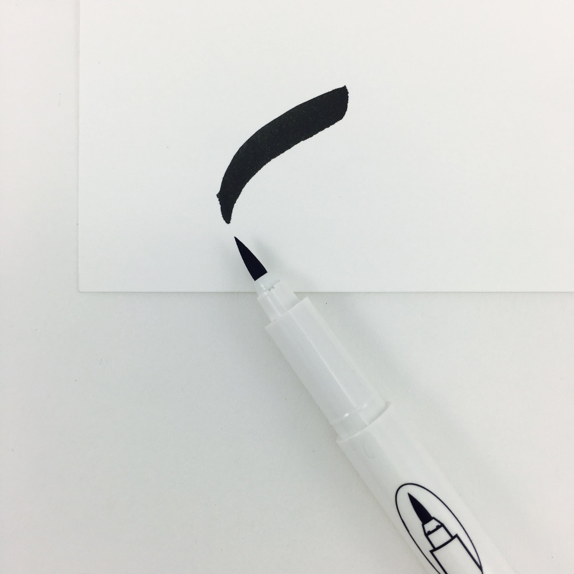 Pentel Color Brush Pen with Pigmented Black Ink - Fine – K. A. Artist Shop