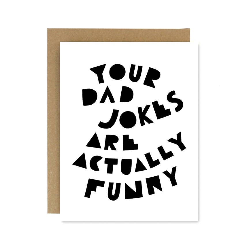 “Dad Jokes” Card by Worthwhile Paper - by Worthwhile Paper - K. A. Artist Shop