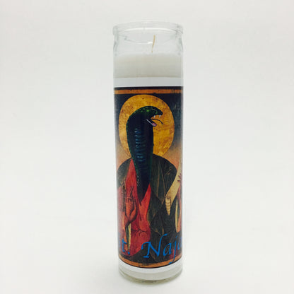 Animal Spirits Prayer Candles by Will Eskridge - St. Naja by Will Eskridge - K. A. Artist Shop