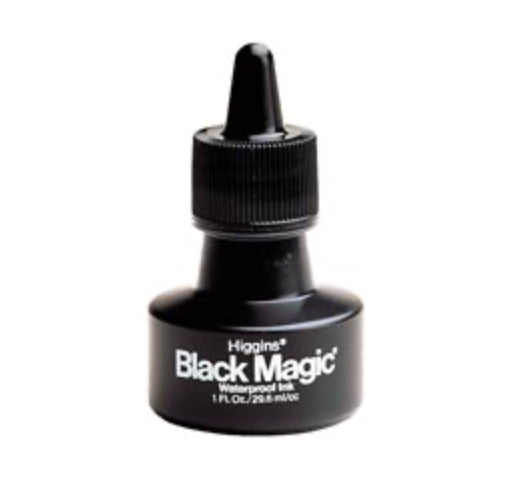 Higgins Black Magic Waterproof Ink - by Chartpak - K. A. Artist Shop