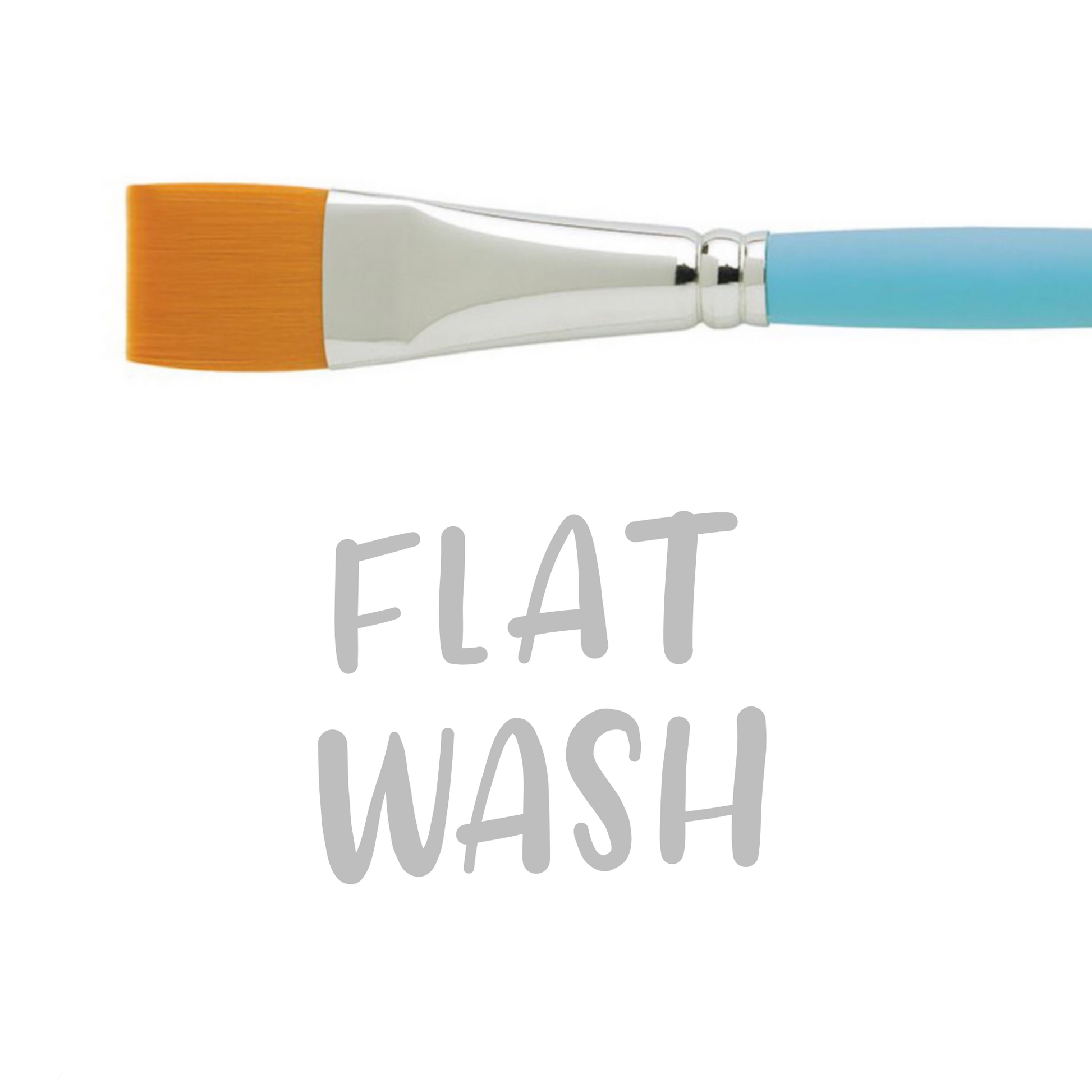 Princeton Select Artiste Mixed Media Paintbrushes - Flat Wash - by Princeton - K. A. Artist Shop