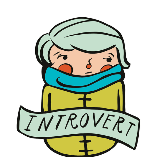 Culture Flock Introvert Sticker - by Culture Flock - K. A. Artist Shop
