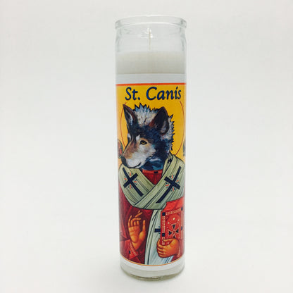 Animal Spirits Prayer Candles by Will Eskridge - St. Canis by Will Eskridge - K. A. Artist Shop