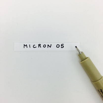 Pigma Micron Individual Pens - Black - Size 05 (0.45mm) by Sakura - K. A. Artist Shop