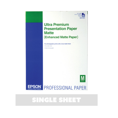 Epson Ultra Premium Presentation Matte Printer Paper - Single Sheet - 17 x 22 inches by Epson - K. A. Artist Shop