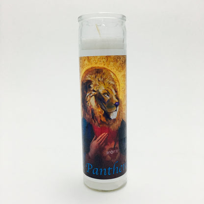Animal Spirits Prayer Candles by Will Eskridge - St. Panthera by Will Eskridge - K. A. Artist Shop