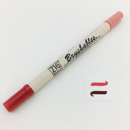 ZIG: Calligraphy Marker (Pure Red) – Doodlebugs