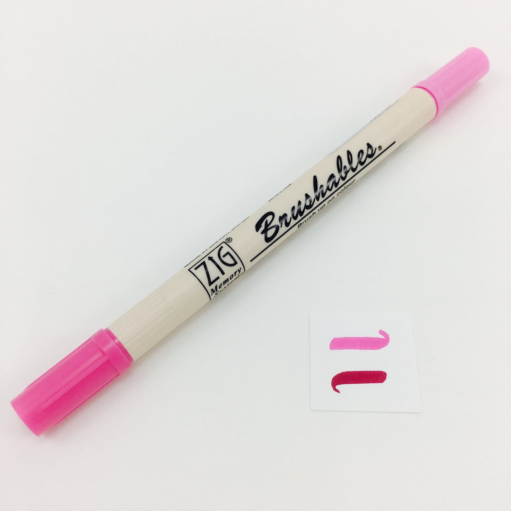 Kuretake Zig Brushables Brush Pen - 6 Color Pastel Set