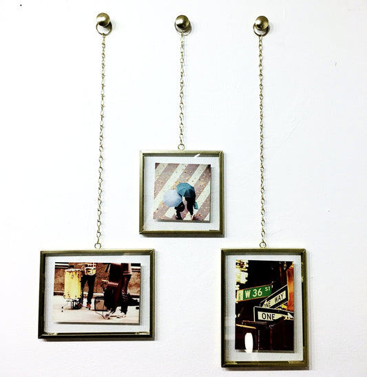 "Fotochain" Hanging Picture Frames by Umbra - Set of 3 Frames - by Umbra - K. A. Artist Shop
