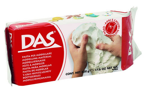 DAS Air Hardening Clay - White - by DAS Prang - K. A. Artist Shop