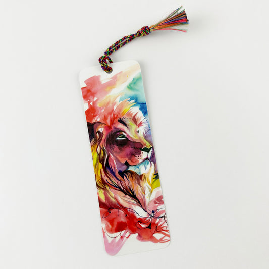 "Lion Splash" Bookmark by Katy Lipscomb