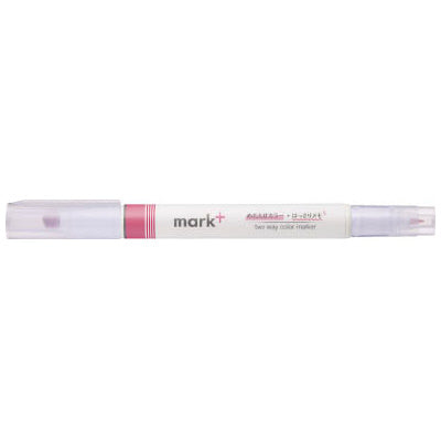 Kokuyo Mark+ Two Way Highlighter Fineliner Pen - Pink by Kokuyo - K. A. Artist Shop