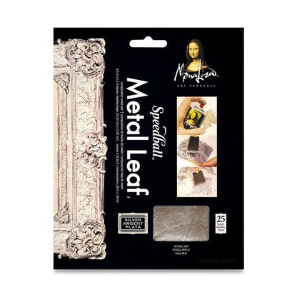Mona Lisa Composition Metal Leaf Sheet Packs - 25/pack - Imitation Silver by K. A. Artist Shop - K. A. Artist Shop