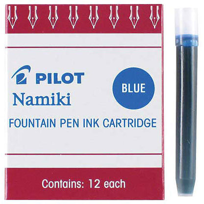 Pilot Namiki Ink Cartridges - Blue / 12 Pack by Pilot - K. A. Artist Shop
