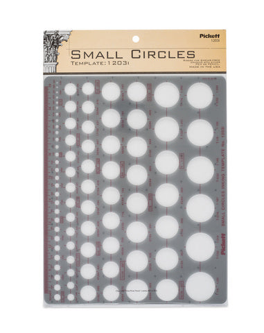 Pickett Small Circles Template - 1203i - by Pickett - K. A. Artist Shop