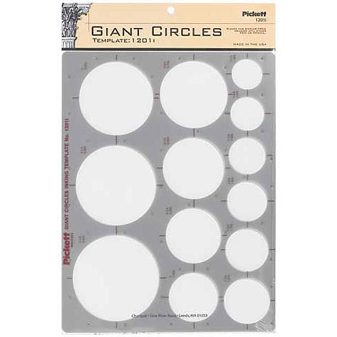 Pickett Giant Circles Template 1201i - by Pickett - K. A. Artist Shop