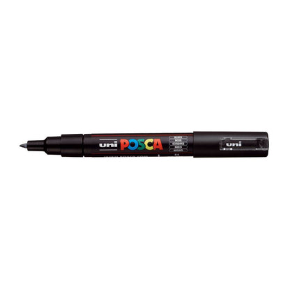 POSCA Acrylic Paint Markers - PC-1M / 0.7mm - Black by POSCA - K. A. Artist Shop