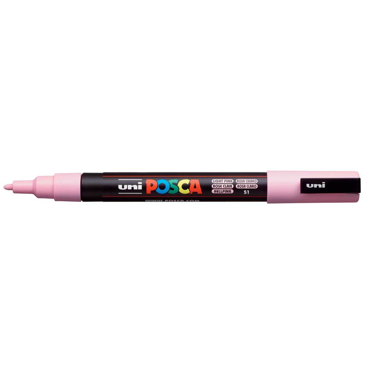 POSCA Acrylic Paint Markers - PC-3M 0.9-1.3mm Bullet Tip - Light Pink by POSCA - K. A. Artist Shop