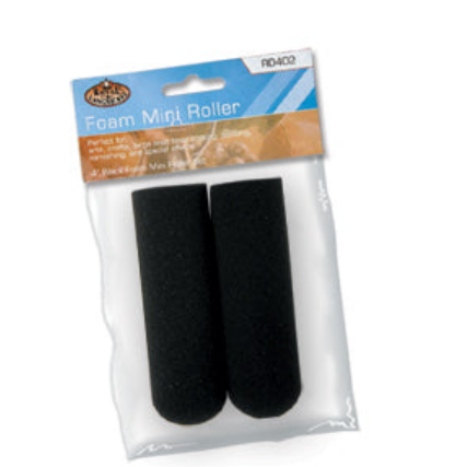 Crafter's Choice Foam Roller Refill - Pack of 2 - 4 inch by Royal Brush - K. A. Artist Shop
