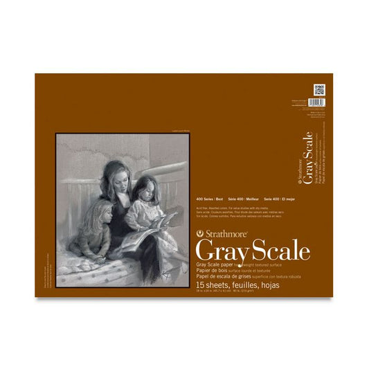 Strathmore 400 Series Gray Scale Pad - 18 x 24 - by K. A. Artist Shop - K. A. Artist Shop
