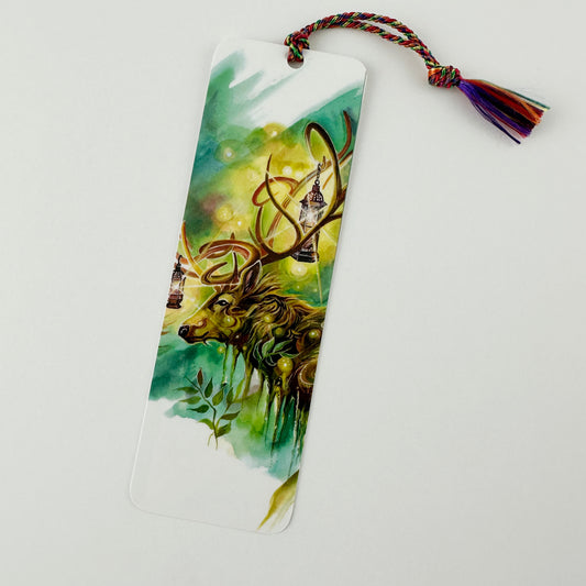 "Lantern Stag" Bookmark by Katy Lipscomb