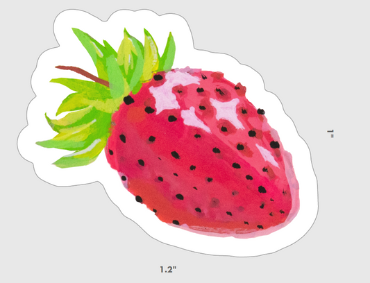 "Strawberry" Sticker by ing.bit.design