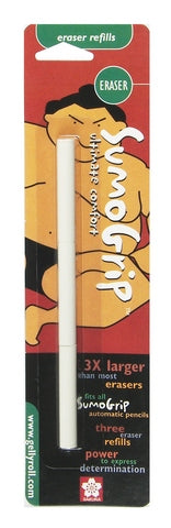 Sakura Sumo Grip Mechanical Pencil Eraser Refill - 3 Pack - by Sakura - K. A. Artist Shop