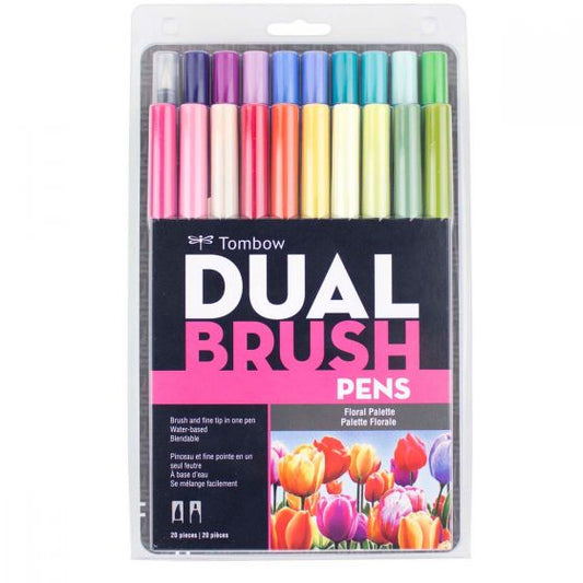 Tombow Dual Brush Pens - Set of 20 - Floral Palette by Tombow - K. A. Artist Shop