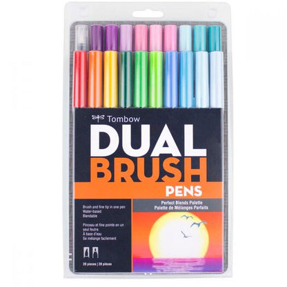 Tombow Dual Brush Pens - Set of 20 - Perfect Blends Palette by Tombow - K. A. Artist Shop