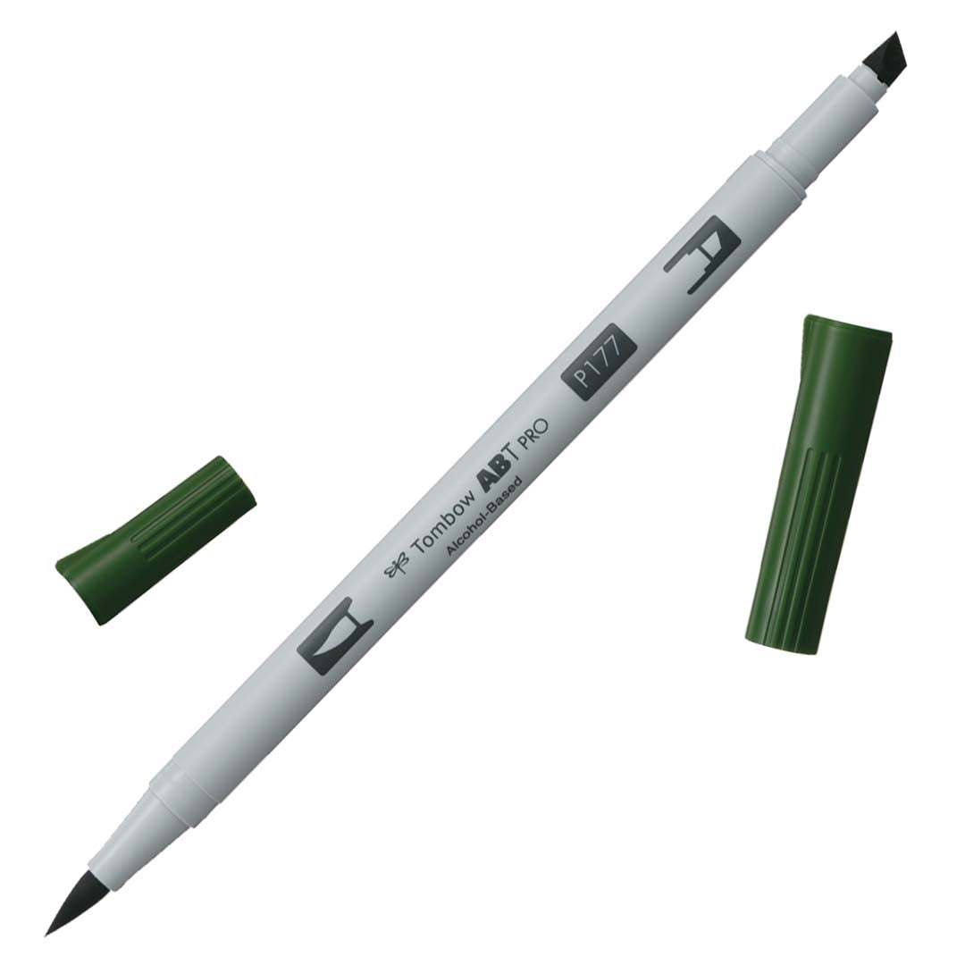 Tombow ABT PRO Alcohol-Based Art Marker - Cools - Individuals - P177 - Dark Jade by Tombow - K. A. Artist Shop