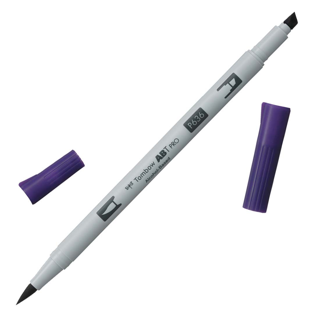 Tombow ABT PRO Alcohol-Based Art Marker - Cools - Individuals - P636 - Imperial Purple by Tombow - K. A. Artist Shop
