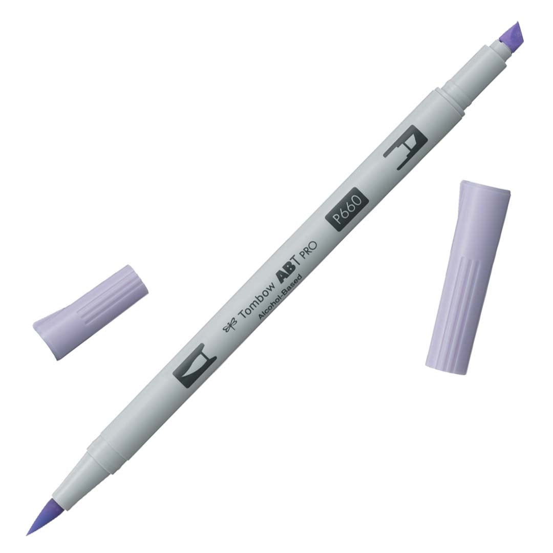 Tombow ABT PRO Alcohol-Based Art Marker - Cools - Individuals - P660 - Lavender Blush by Tombow - K. A. Artist Shop