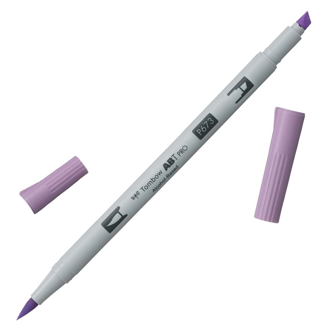 Tombow ABT PRO Alcohol-Based Art Marker - Cools - Individuals - P673 - Orchid by Tombow - K. A. Artist Shop