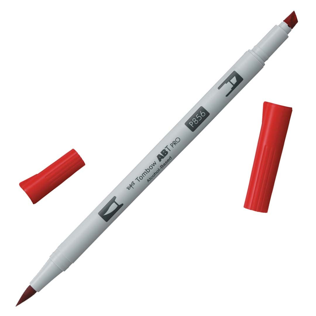 Tombow ABT PRO Alcohol-Based Art Marker - Warms - Individuals - P856 - Poppy Red by Tombow - K. A. Artist Shop