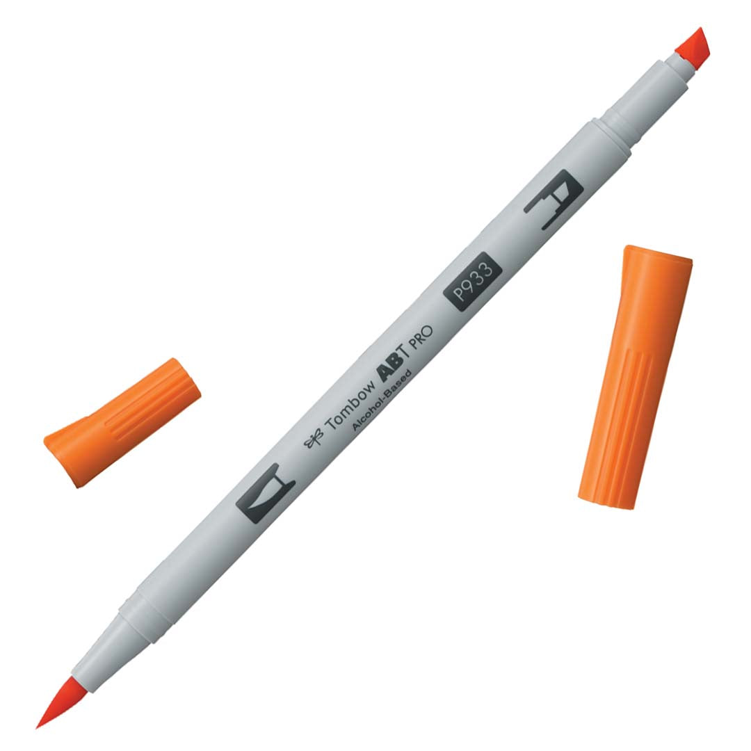Tombow ABT PRO Alcohol-Based Art Marker - Warms - Individuals - P933 - Orange by Tombow - K. A. Artist Shop