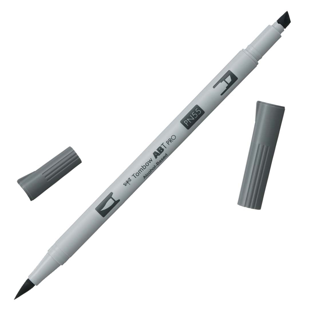 Tombow ABT PRO Alcohol-Based Art Marker - Neutrals - Individuals - PN55 - Cool Gray 7 by Tombow - K. A. Artist Shop