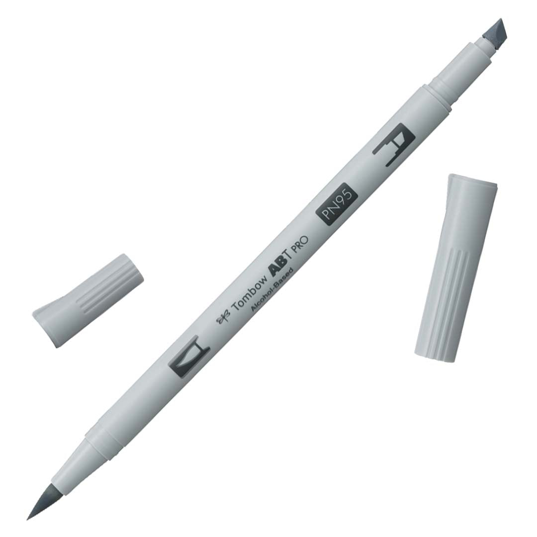 Tombow ABT PRO Alcohol-Based Art Marker - Neutrals - Individuals - PN95 - Cool Gray 1 by Tombow - K. A. Artist Shop