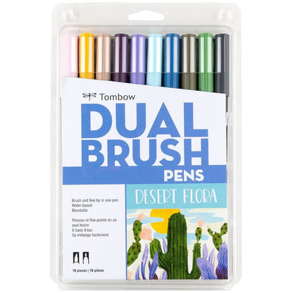 Tombow Dual Brush Pens - Set of 10 - Desert Flora by Tombow - K. A. Artist Shop