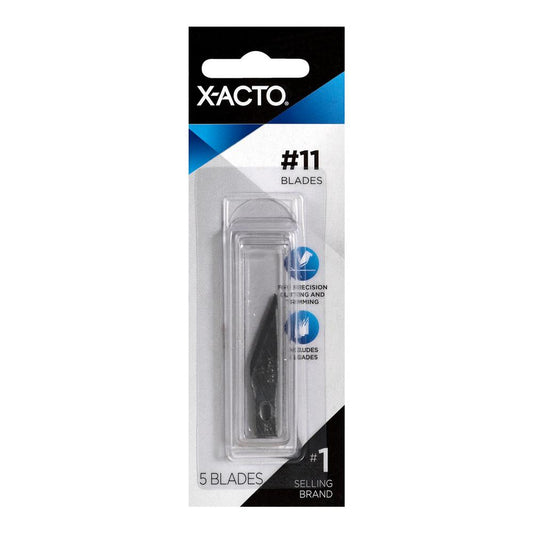 X-Acto #11 Replacement Blade Packs for #1 Knife - 5/pack - Classic Fine Point by X-Acto - K. A. Artist Shop