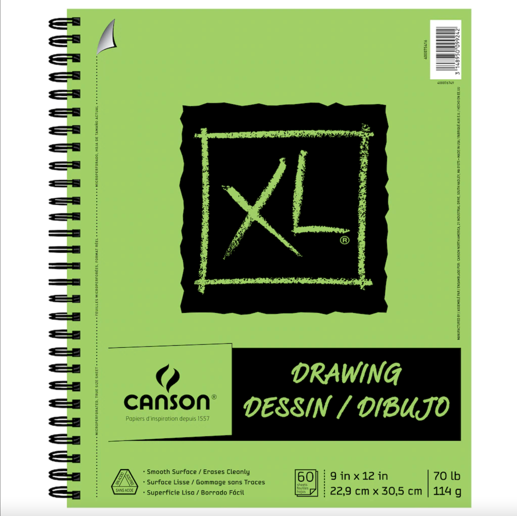 Canson XL Sketch Pad - 18 x 24 50 Sheets