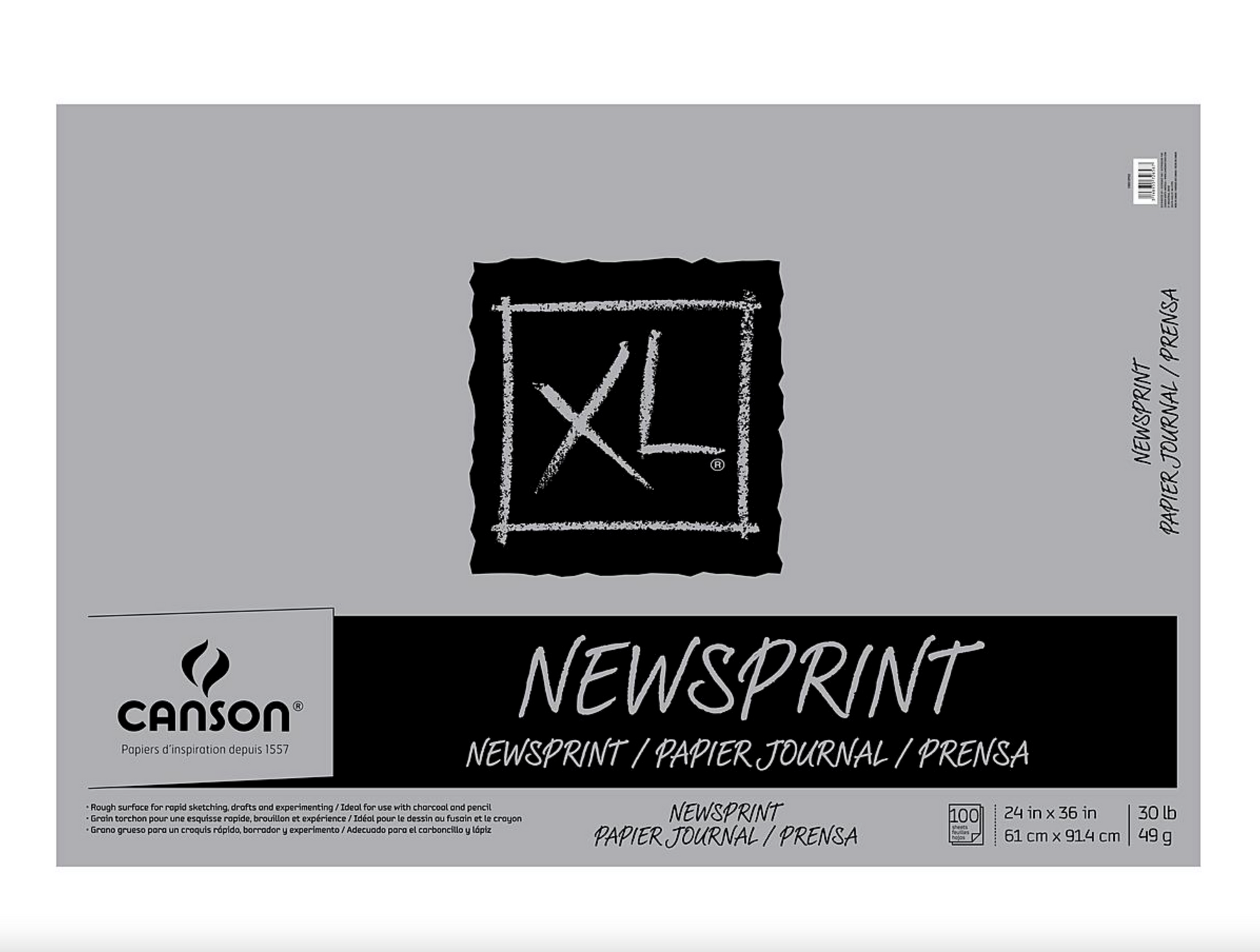 Canson XL Newsprint Pad - 24 x 36 inches - 100 sheets by Canson - K. A. Artist Shop