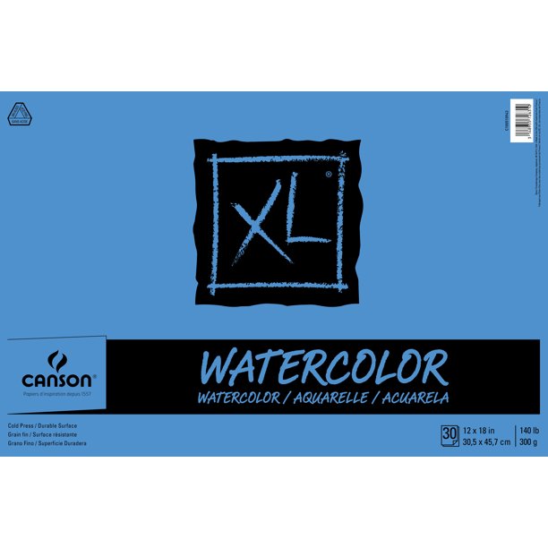 Canson XL Watercolor Pad - 12 x 18 inches by Canson - K. A. Artist Shop